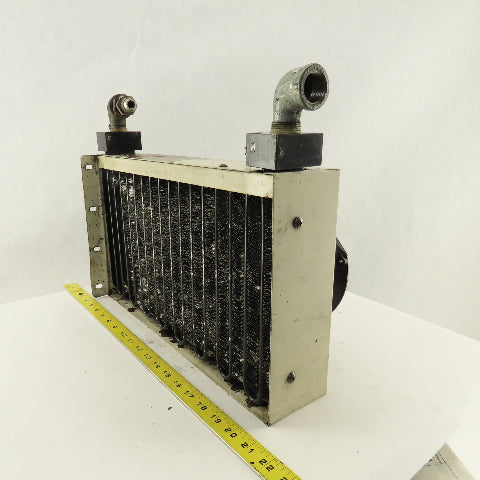 Okuma LFS15-1SP 240V Dual Fan Aftercooler Heat Exchanger 17" x 10" x 3-1/2"