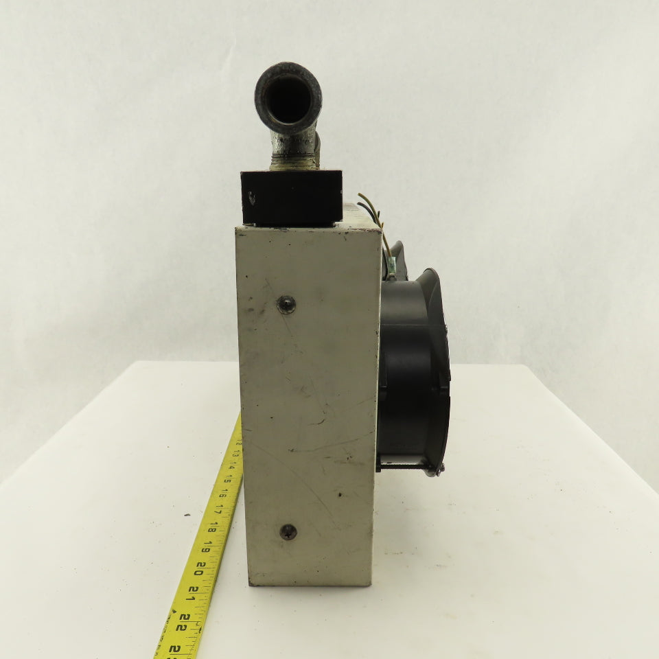 Okuma LFS15-1SP 240V Dual Fan Aftercooler Heat Exchanger 17" x 10" x 3-1/2"