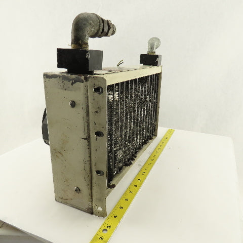 Okuma LFS15-1SP 240V Dual Fan Aftercooler Heat Exchanger 17" x 10" x 3-1/2"