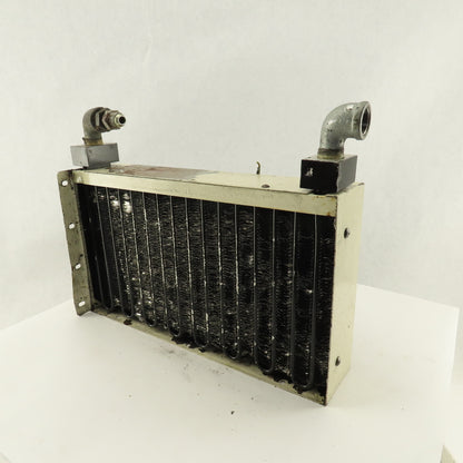 Okuma LFS15-1SP 240V Dual Fan Aftercooler Heat Exchanger 17" x 10" x 3-1/2"