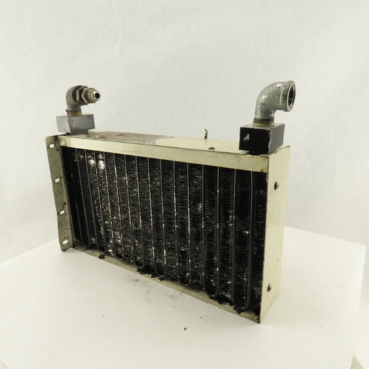 Okuma LFS15-1SP 240V Dual Fan Aftercooler Heat Exchanger 17" x 10" x 3-1/2"