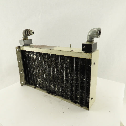 Okuma LFS15-1SP 240V Dual Fan Aftercooler Heat Exchanger 17" x 10" x 3-1/2"
