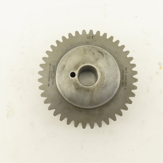 Hey Engineering 40 Tooth Gear For No. 3 Drilling And Facing Machine