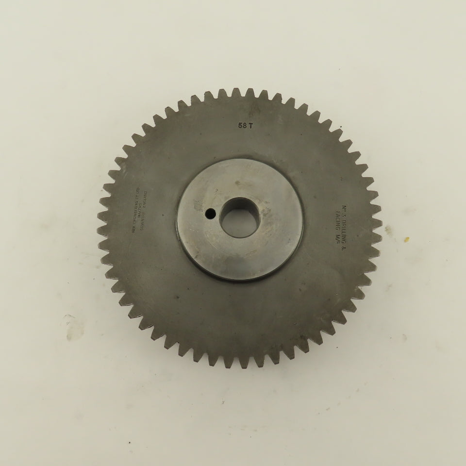 Hey Engineering 58 Tooth Gear  For No. 3 Drilling And Facing Machine