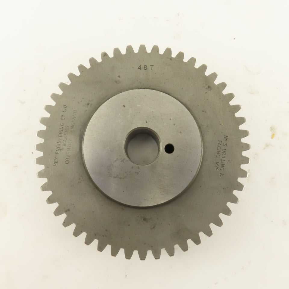 Hey Engineering 48 Tooth Gear For No. 3 Drilling And Facing Machine