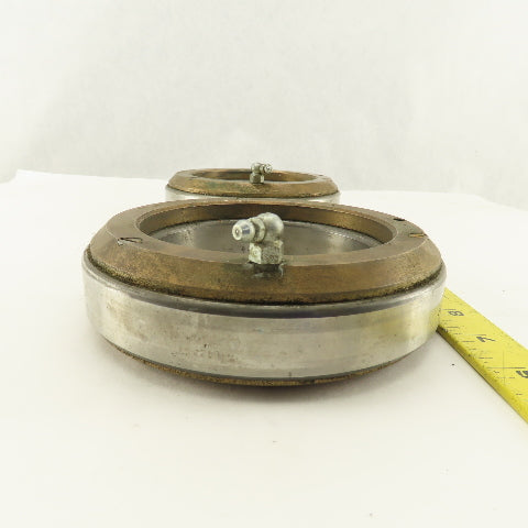 SB 100 100mm ID x 150mm OD Ball Bearing W/ Brass Wear Plate Caps Lot Of 2