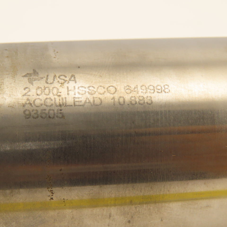 Fast Cut 93505 2" Ruff-N-Cutt  End Mill 2" Positiv-Lok Shank Acculead 10.883