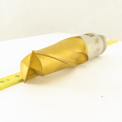 Fast Cut 74104 2" 2 Flute End Mill Positiv-Lok Shank Acculead 10.883 TiN Coated