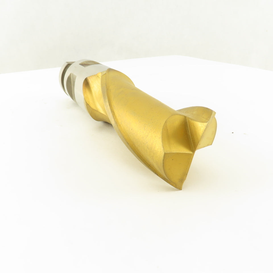 Fast Cut 74104 2" 2 Flute End Mill Positiv-Lok Shank Acculead 10.883 TiN Coated