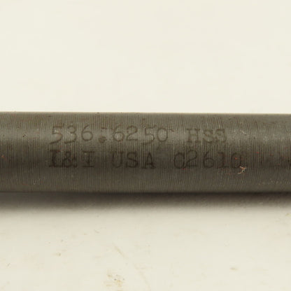 L & I 536.6250 5/8" Chucking Reamer MT2 Morse Taper 2 10" OAL