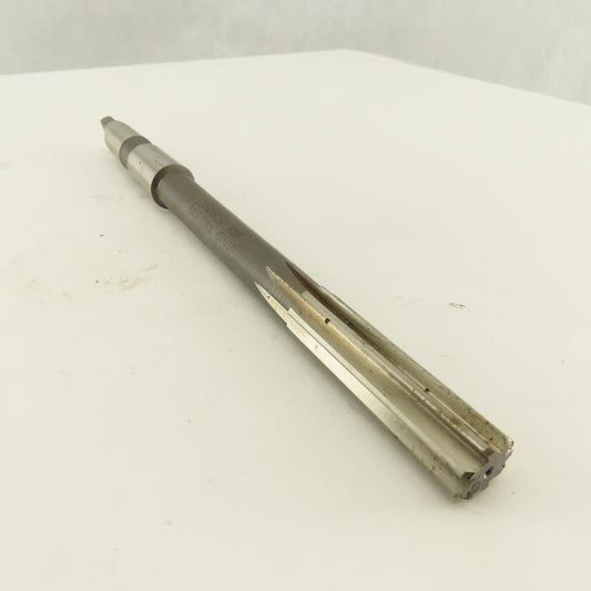 L & I 536.6250 5/8" Chucking Reamer MT2 Morse Taper 2 10" OAL
