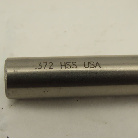 Putnam 92451 0.372 x 3/8 Shank Single End Finishing Keyway Cutter 2 Flute HSS