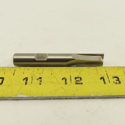 Putnam 92451 0.372 x 3/8 Shank Single End Finishing Keyway Cutter 2 Flute HSS