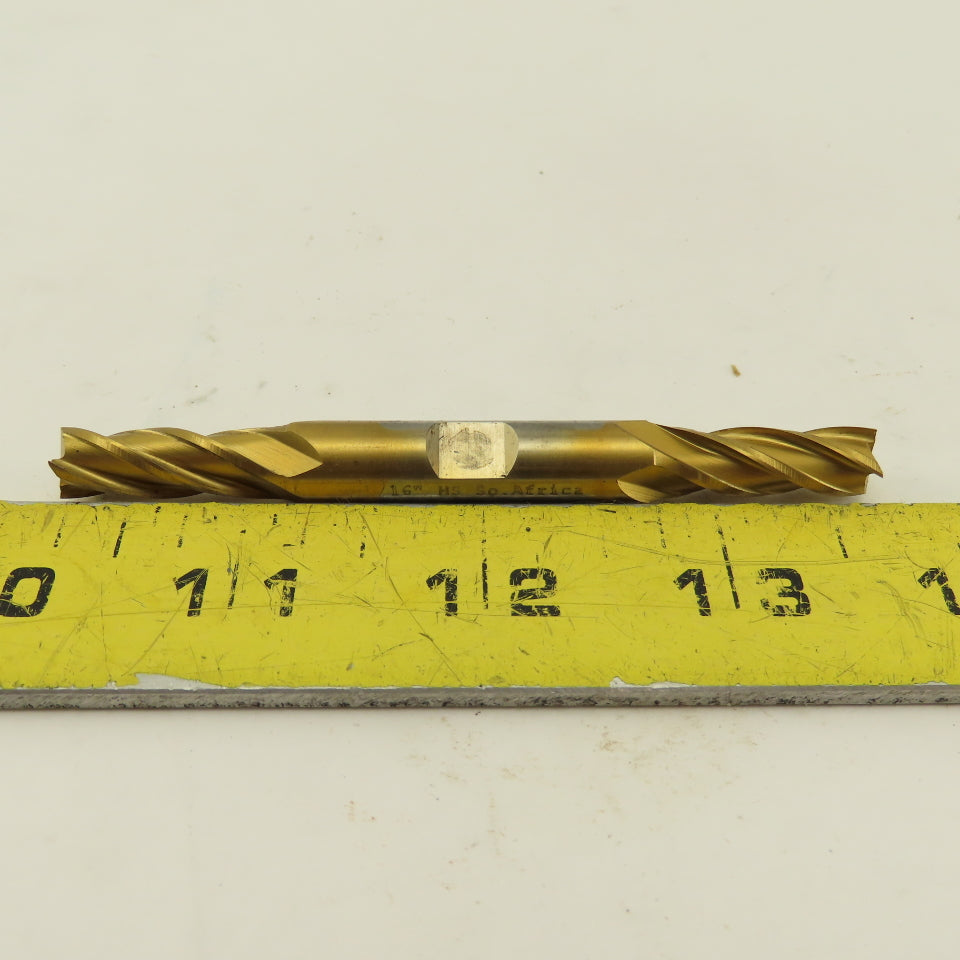 Putnam 96409 5/16 x 3/8 Shank Double End Square Cutter 4 Flute TIN Coated