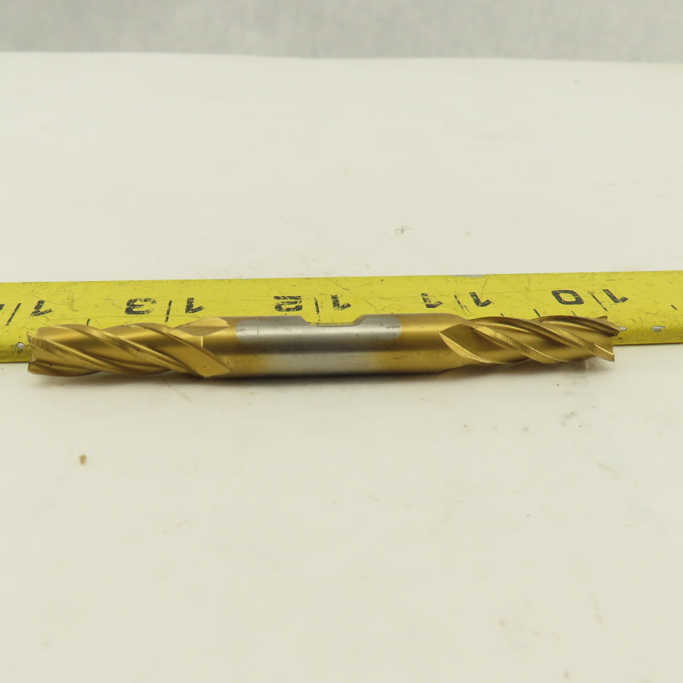 Putnam 96409 5/16 x 3/8 Shank Double End Square Cutter 4 Flute TIN Coated