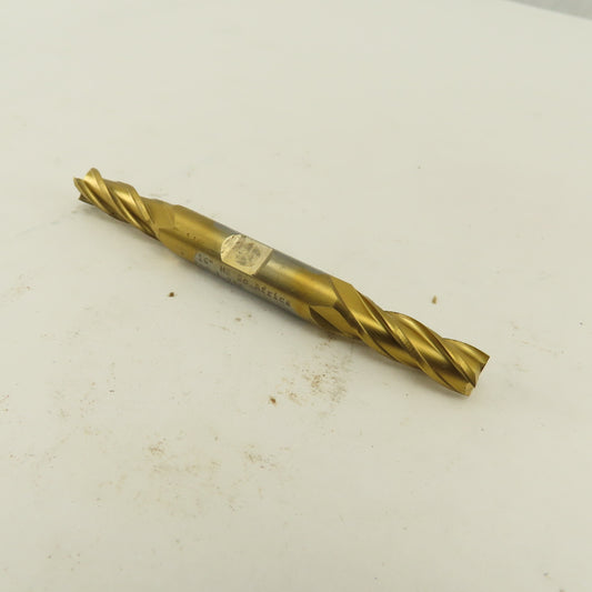 Putnam 96409 5/16 x 3/8 Shank Double End Square Cutter 4 Flute TIN Coated