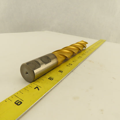Fast Cut 80669 1" 4 Flute End Mill Tin Coated Acculead 5.441
