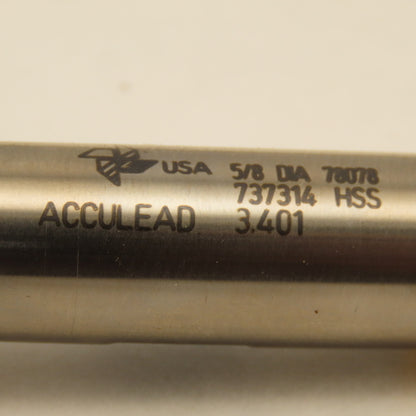 Fast Cut 78078 5/8" Double Ended End Mill Square 4 Flute Tin Coated