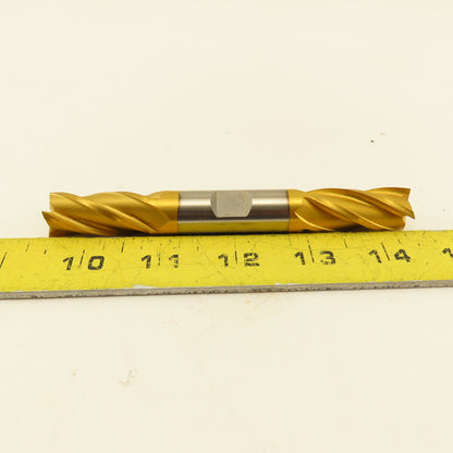 Fast Cut 78078 5/8" Double Ended End Mill Square 4 Flute Tin Coated