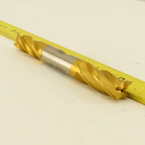 Fast Cut 78078 5/8" Double Ended End Mill Square 4 Flute Tin Coated