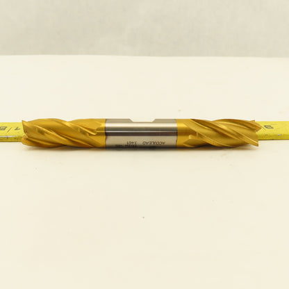 Fast Cut 78078 5/8" Double Ended End Mill Square 4 Flute Tin Coated