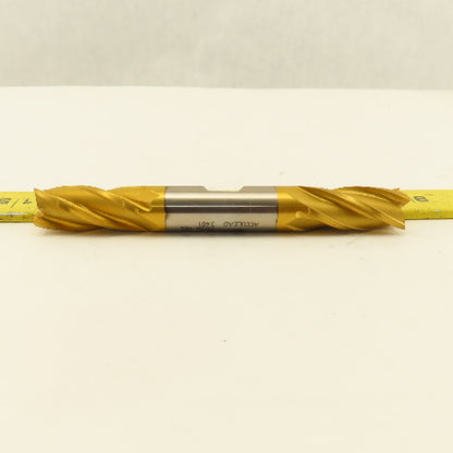 Fast Cut 78078 5/8" Double Ended End Mill Square 4 Flute Tin Coated