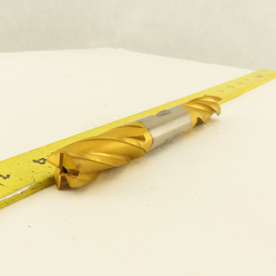 Fast Cut 78078 5/8" Double Ended End Mill Square 4 Flute Tin Coated