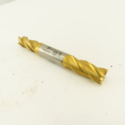 Fast Cut 78078 5/8" Double Ended End Mill Square 4 Flute Tin Coated