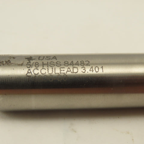 Fast Cut 84482 5/8" Single Ended 2 Flute End Mill Tin Coated 2" Flute