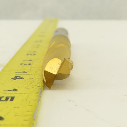 Fast Cut 84482 5/8" Single Ended 2 Flute End Mill Tin Coated 2" Flute