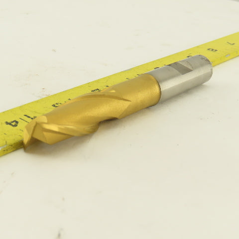 Fast Cut 84482 5/8" Single Ended 2 Flute End Mill Tin Coated 2" Flute