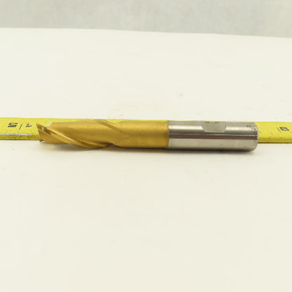 Fast Cut 84482 5/8" Single Ended 2 Flute End Mill Tin Coated 2" Flute
