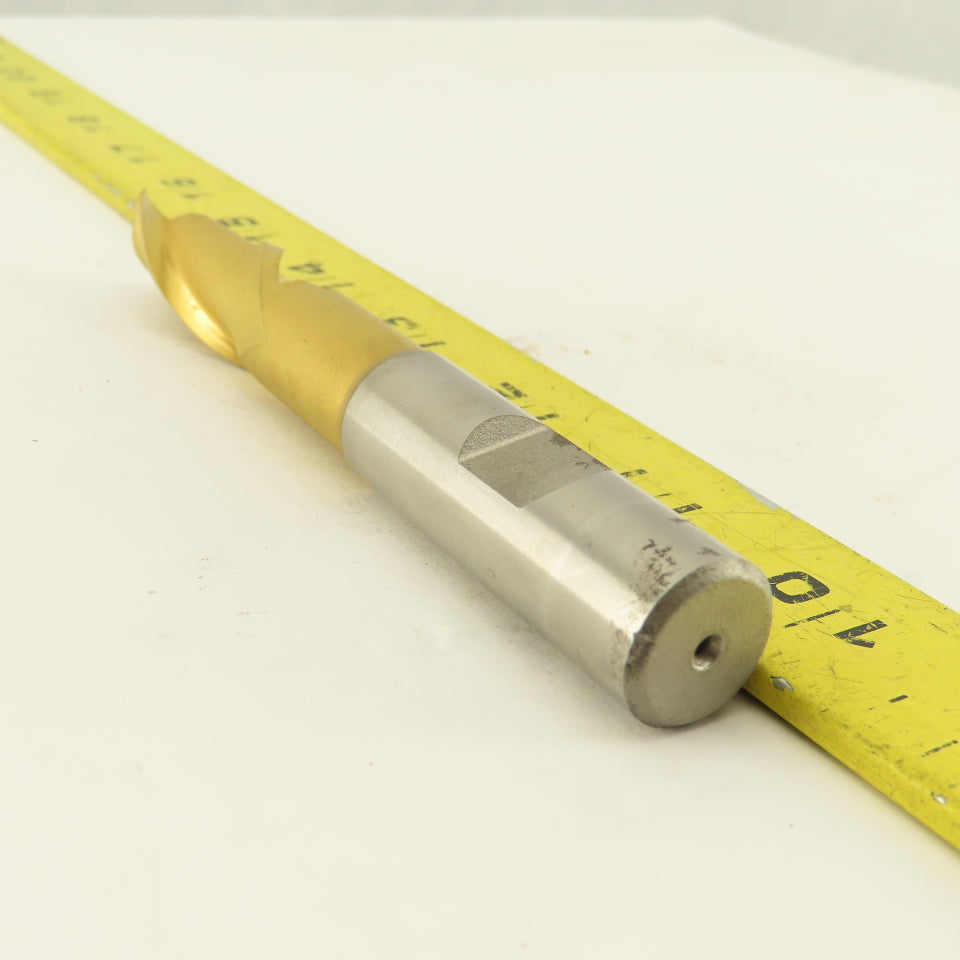 Fast Cut 84482 5/8" Single Ended 2 Flute End Mill Tin Coated 2" Flute