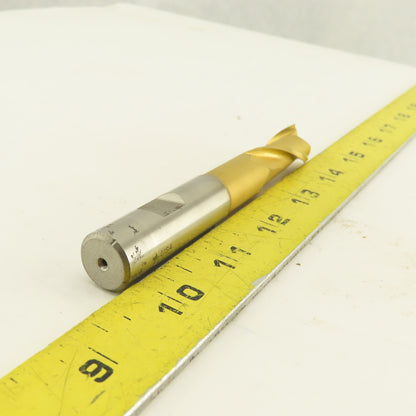 Fast Cut 84482 5/8" Single Ended 2 Flute End Mill Tin Coated 2" Flute