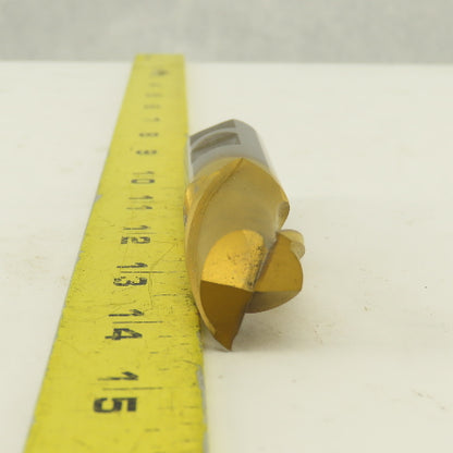 Fast Cut 107236 7/8" Single End 2 Flute End Mill TiN Coated Acculead  4.761