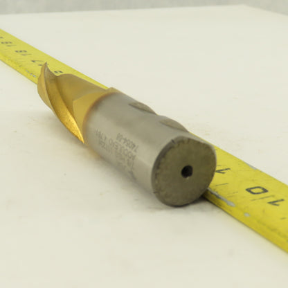 Fast Cut 107236 7/8" Single End 2 Flute End Mill TiN Coated Acculead  4.761