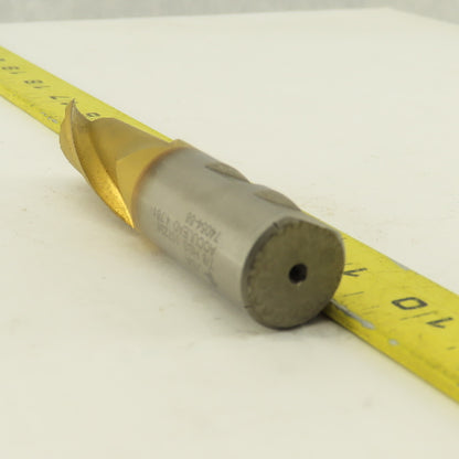 Fast Cut 107236 7/8" Single End 2 Flute End Mill TiN Coated Acculead  4.761