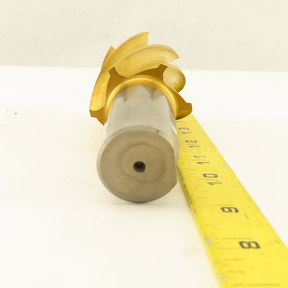 Fast Cut 80294-88-F 2" Cut x 1-1/4" Shank 6 Flute End Mill Cutter TiN Coated