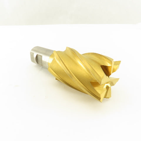 Fast Cut 80294-88-F 2" Cut x 1-1/4" Shank 6 Flute End Mill Cutter TiN Coated