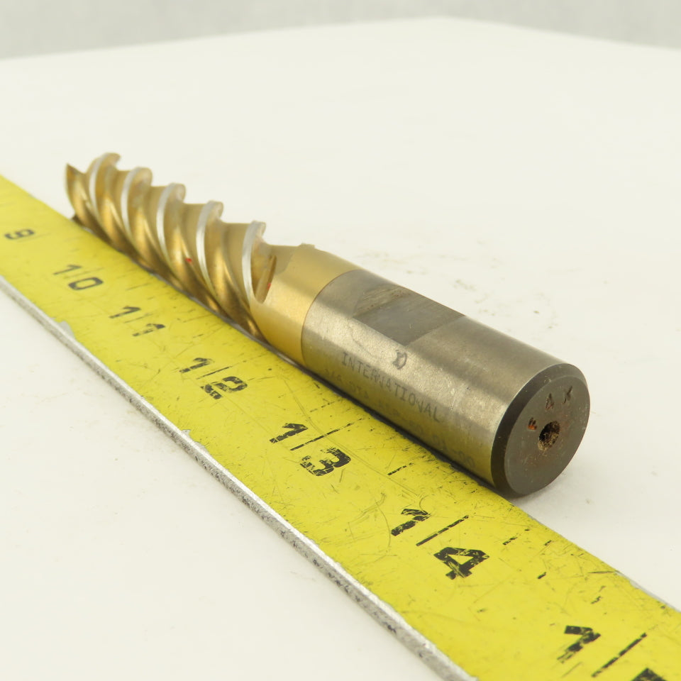 International 3/4" Cut x 3/4" Shank 4 Flute End Mill Cutter Cobalt Lead 2.380