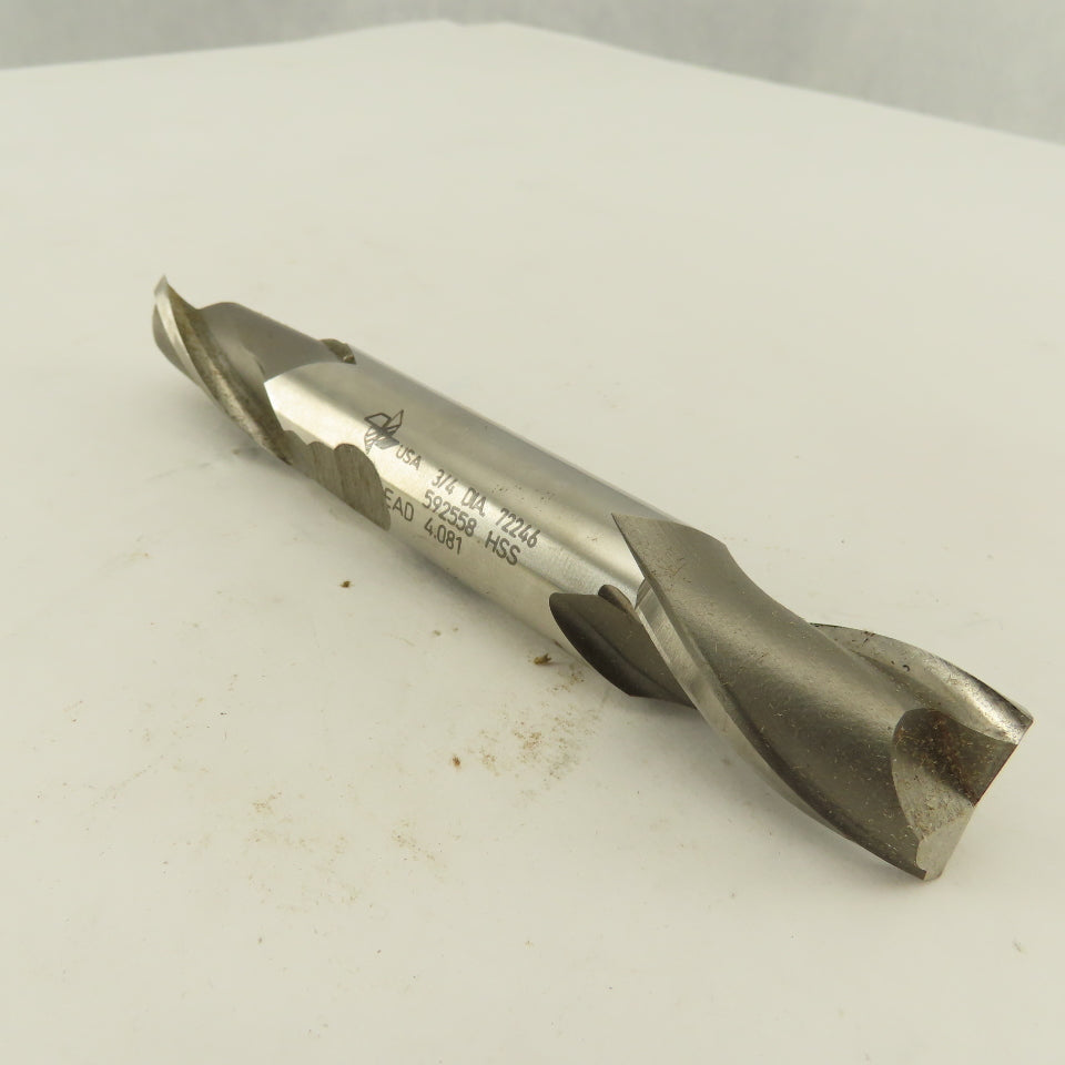 Fast Cut 72246 3/4" Double Ended 2 Flute Cutter 3/4" Shank Lead 4.081