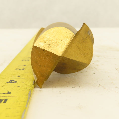 Fast Cut 268163 1-3/4" Cut 2 Flute Twist End Mill TiN Coating 4-3/4" OAL