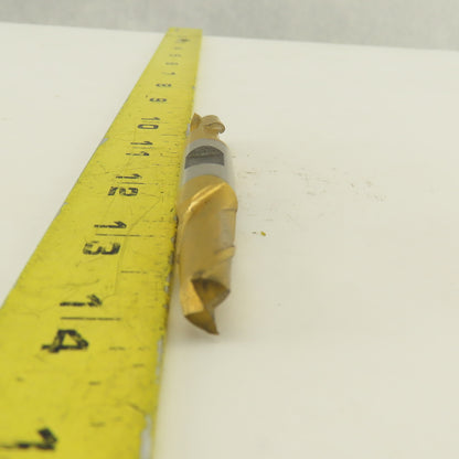 Fast Cut 84859 13/32" End Mill Double End Square 1/2" Shank 3-3/4 OAL TiN Coated