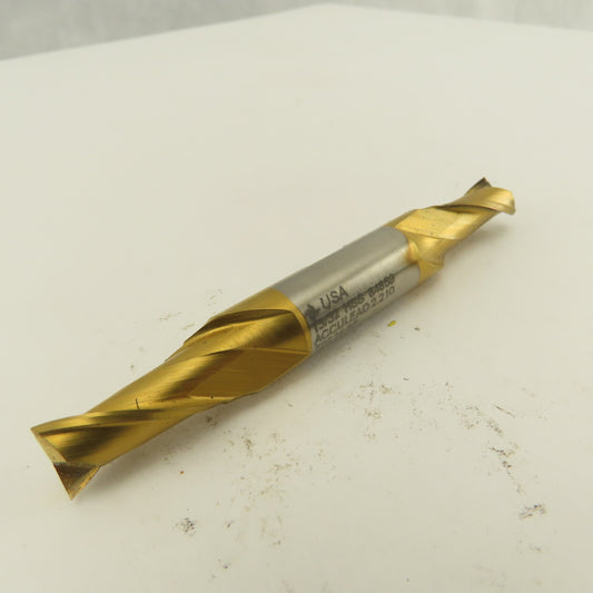 Fast Cut 84859 13/32" End Mill Double End Square 1/2" Shank 3-3/4 OAL TiN Coated