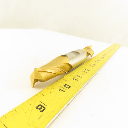 Fast Cut 616042 13/16" End Mill Double End Square 7/8" Shank 5-1/2 OAL TiN Coat