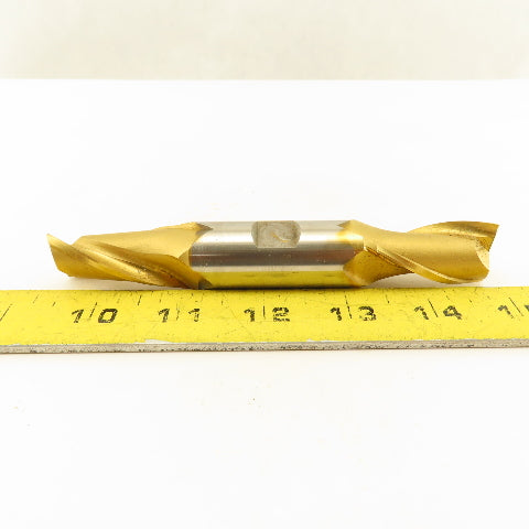 Fast Cut 616042 13/16" End Mill Double End Square 7/8" Shank 5-1/2 OAL TiN Coat