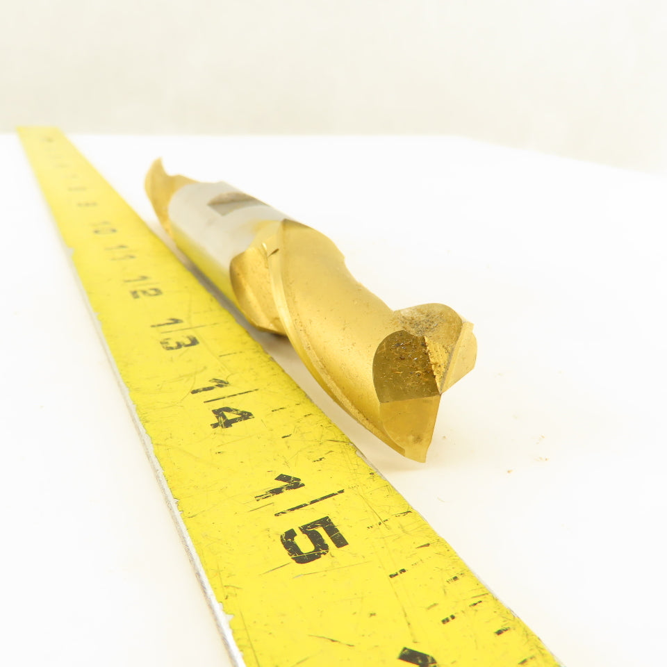 Fast Cut 616042 13/16" End Mill Double End Square 7/8" Shank 5-1/2 OAL TiN Coat