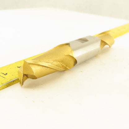 Fast Cut 616042 13/16" End Mill Double End Square 7/8" Shank 5-1/2 OAL TiN Coat