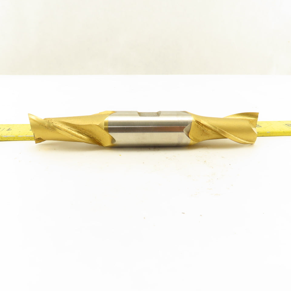 Fast Cut 616042 13/16" End Mill Double End Square 7/8" Shank 5-1/2 OAL TiN Coat