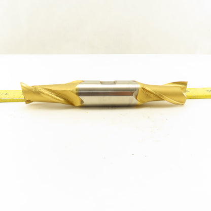 Fast Cut 616042 13/16" End Mill Double End Square 7/8" Shank 5-1/2 OAL TiN Coat